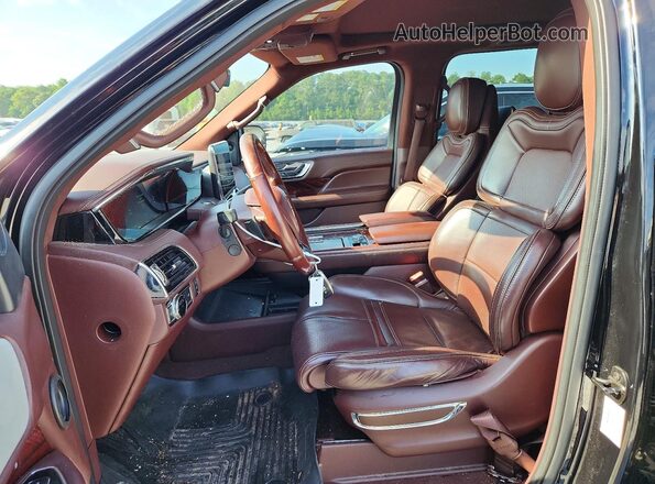 5LMJJ3TTXJEL14096 2018 LINCOLN NAVIGATOR Black წინა სალონის ხედი
