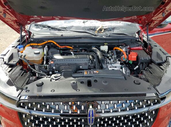 5LMPJ8J48SJ890264 2025 LINCOLN NAUTILUS Red Engine compartment view