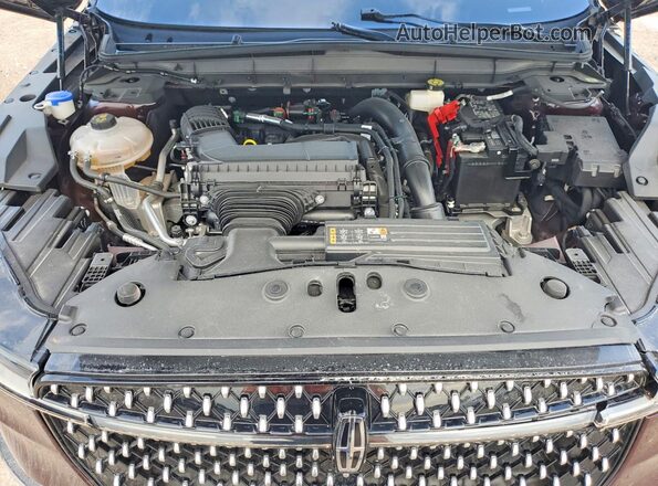 5LMPJ8JA2SJ969855 2025 LINCOLN NAUTILUS Maroon Engine compartment view