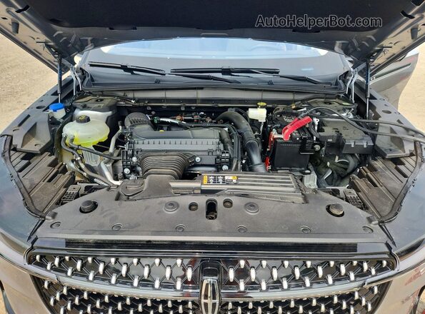 5LMPJ8JAXSJ951698 2025 LINCOLN NAUTILUS Silver Vista del compartimento del motor