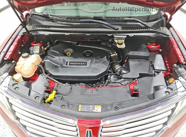 5LMTJ2DH3GUJ30632 2016 LINCOLN MKC Red Engine compartment view