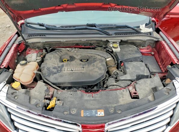 5LMTJ3DH1GUJ15746 2016 LINCOLN MKC Red Engine compartment view