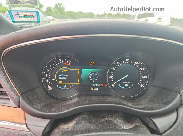 5LMTJ3DH7HUL49312 2017 LINCOLN MKC Черный Вид щитка приборов