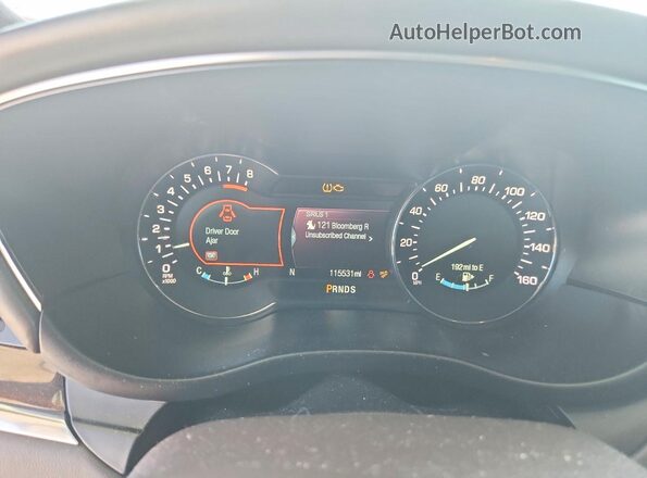 5LMTJ4DH4JUL14254 2018 LINCOLN MKC Black Вид щитка приладів