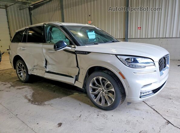 5LMYJ8XY2MNL00053 2021 LINCOLN AVIATOR White Delantero derecho