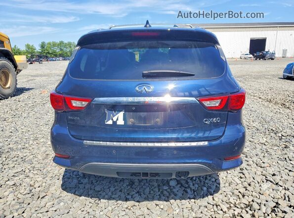 5N1AL0MM0GC502925 2016 INFINITI QX60 Blue Հետևի տեսք