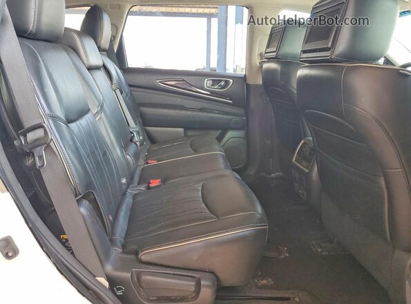 5N1AL0MM0GC509289 2016 INFINITI QX60 White Հետևի նստատեղերի տեսք
