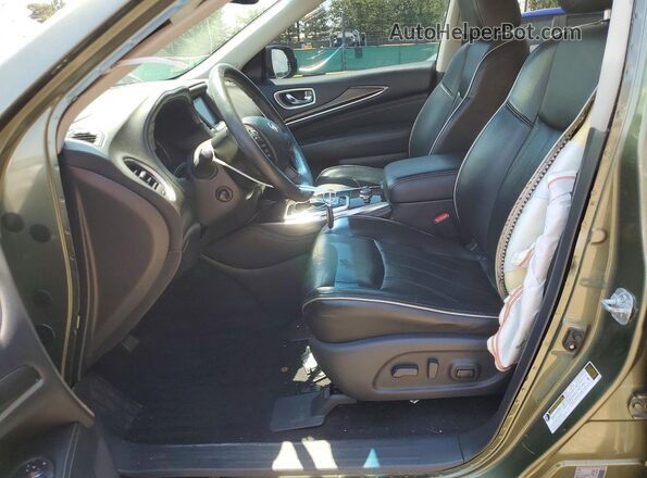 5N1AL0MM0GC525945 2016 INFINITI QX60 Green Front interior view