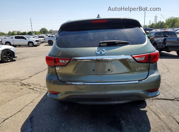 5N1AL0MM0GC525945 2016 INFINITI QX60 Green Rear view