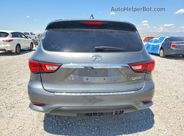 5N1AL0MM0GC530210 2016 INFINITI QX60 Charcoal Հետևի տեսք