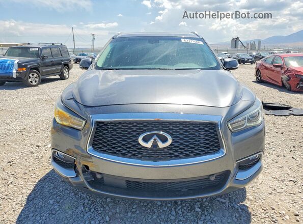 5N1AL0MM0GC530210 2016 INFINITI QX60 Charcoal Դիմացի տեսք