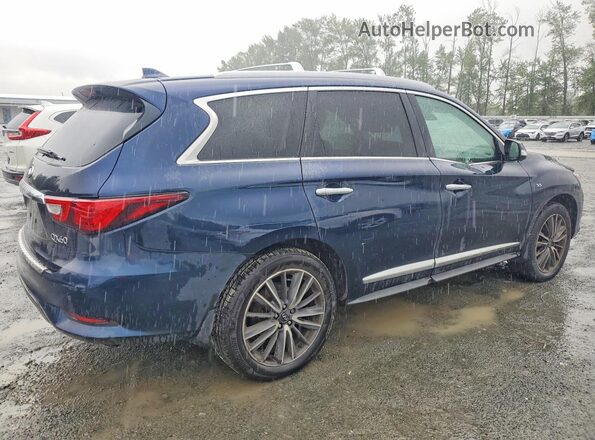 5N1AL0MM1GC519703 2016 INFINITI QX60 Blue Trasero derecho