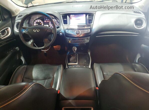 5N1AL0MM2GC514297 2016 INFINITI QX60 Black Առջևի վահանակի տեսք