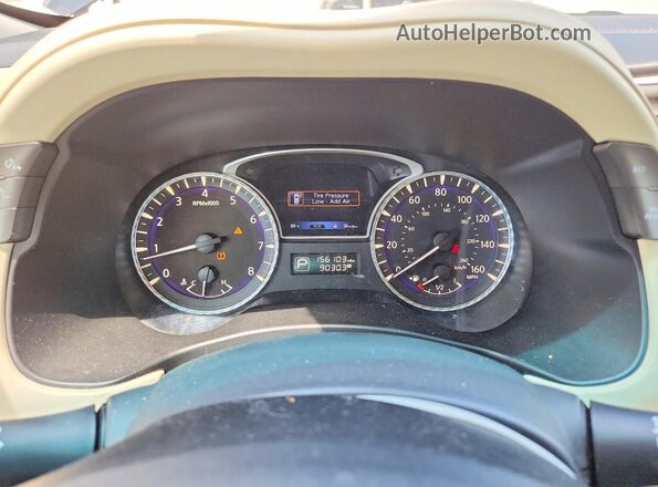 5N1AL0MM2GC518429 2016 INFINITI QX60 Черный Вид щитка приборов