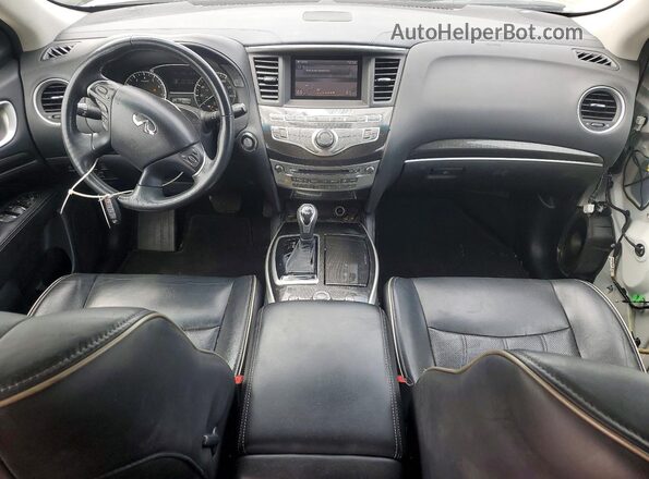 5N1AL0MM2GC526353 2016 INFINITI QX60 White წინა პანელის ხედი