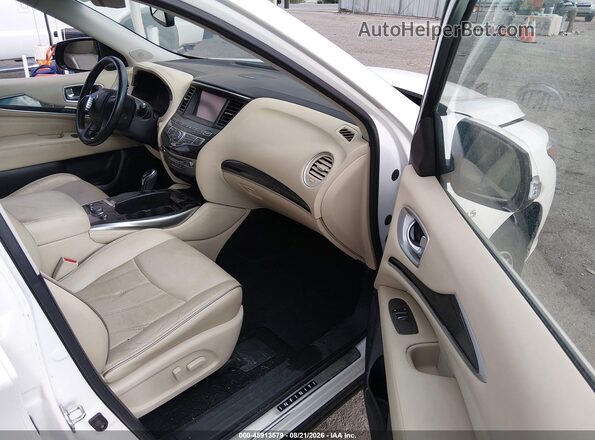 5N1AL0MM2GC531777 2016 INFINITI QX60 White Vista interior delantera