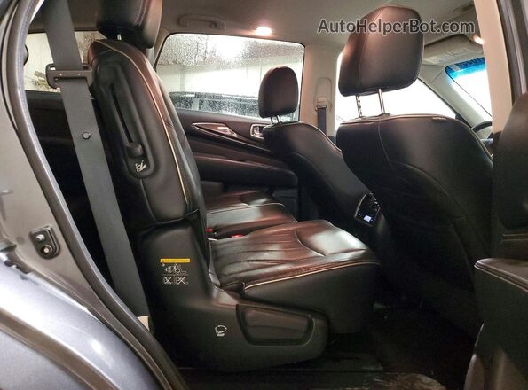 5N1AL0MM3GC501834 2016 INFINITI QX60 Gray Widok wnętrza z tyłu