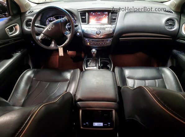 5N1AL0MM3GC501834 2016 INFINITI QX60 Gray Widok deski rozdzielczej