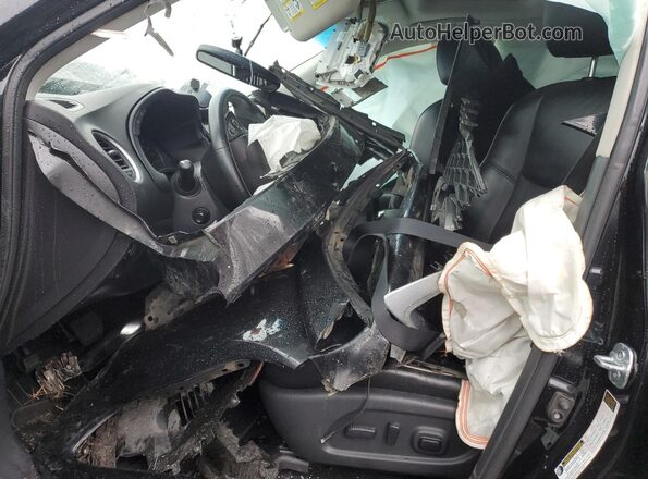 5N1AL0MM3GC502207 2016 INFINITI QX60 Black Front interior view