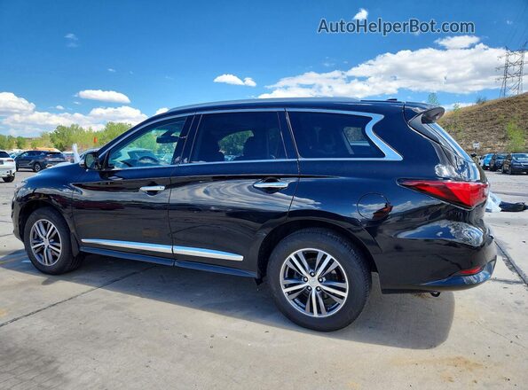 5N1AL0MM4GC528878 2016 INFINITI QX60 Black Հետևի ձախ