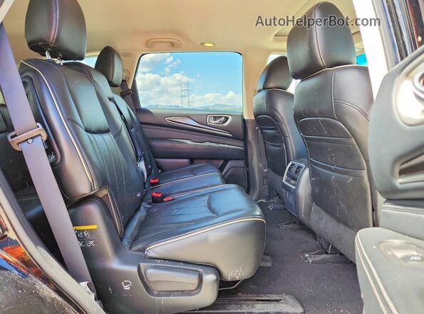 5N1AL0MM4GC528878 2016 INFINITI QX60 Black Սալոնի հետևի տեսք