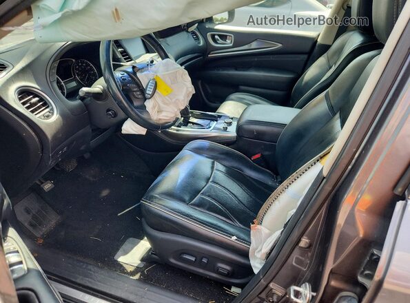 5N1AL0MM5GC507280 2016 INFINITI QX60 Blue Widok wnętrza z przodu