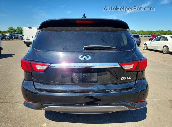 5N1AL0MM5GC511068 2016 INFINITI QX60 Black Հետևի տեսք