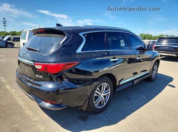 5N1AL0MM5GC511068 2016 INFINITI QX60 Black Հետևի աջ