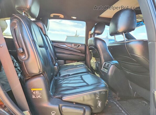 5N1AL0MM5GC511068 2016 INFINITI QX60 Black Սալոնի հետևի տեսք