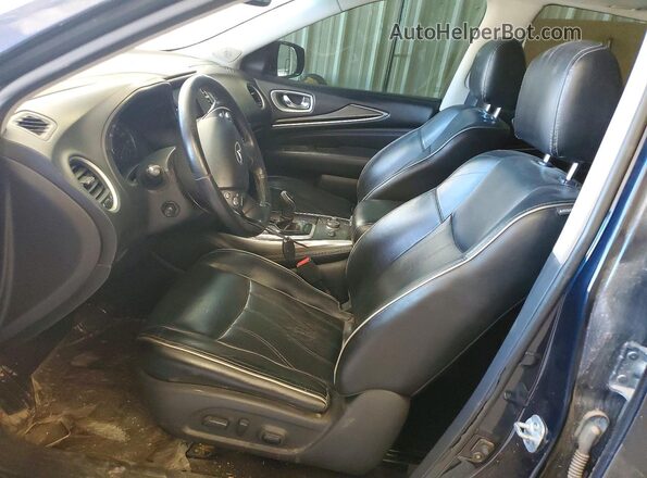 5N1AL0MM5GC519686 2016 INFINITI QX60 Blue Widok wnętrza z przodu