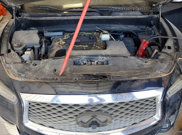 5N1AL0MM5GC519686 2016 INFINITI QX60 Blue Widok komory silnika