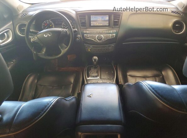 5N1AL0MM5GC519686 2016 INFINITI QX60 Blue Widok deski rozdzielczej