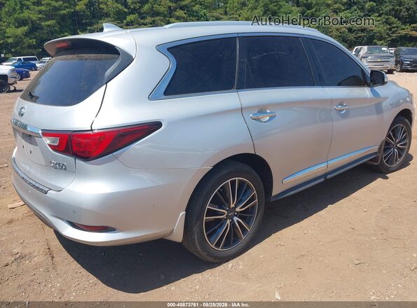 5N1AL0MM6GC519468 2016 INFINITI QX60 Silver Задня права чверть