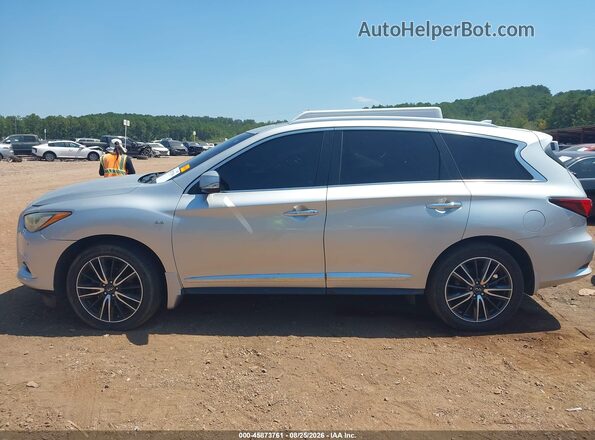5N1AL0MM6GC519468 2016 INFINITI QX60 Silver Вид задньої частини салону