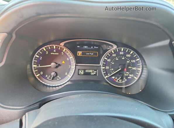 5N1AL0MM6GC524895 2016 INFINITI QX60 Blue ხელსაწყოთა პანელის ხედი