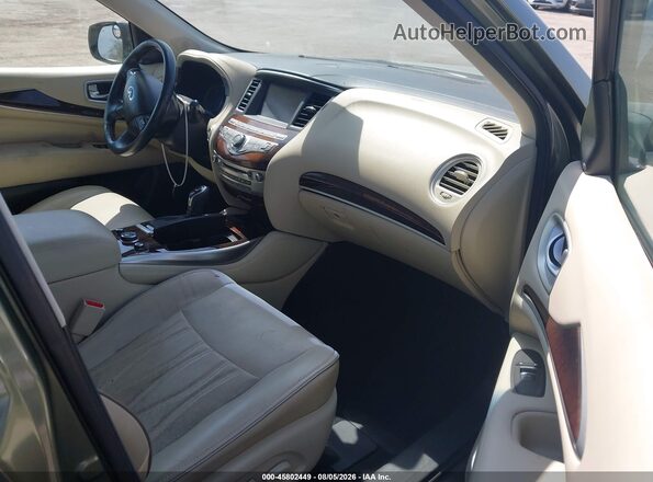 5N1AL0MM6GC531880 2016 INFINITI QX60 Green Vista interior delantera