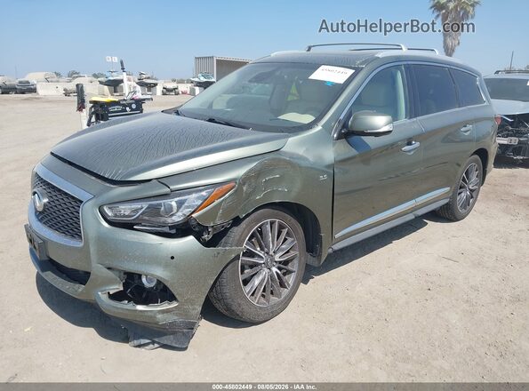 5N1AL0MM6GC531880 2016 INFINITI QX60 Green Vista tres cuartos delantera izquierda