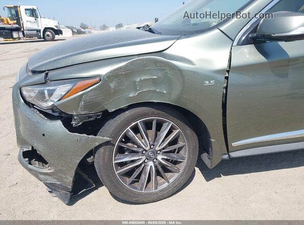 5N1AL0MM6GC531880 2016 INFINITI QX60 Green Vista frontal