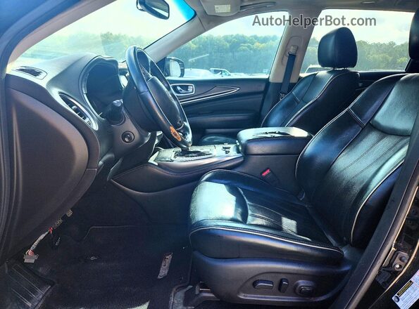 5N1AL0MM7GC514098 2016 INFINITI QX60 Black Вид салону спереду