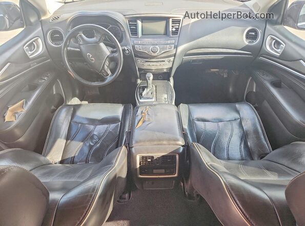 5N1AL0MM7GC514098 2016 INFINITI QX60 Black Вид панелі приладів