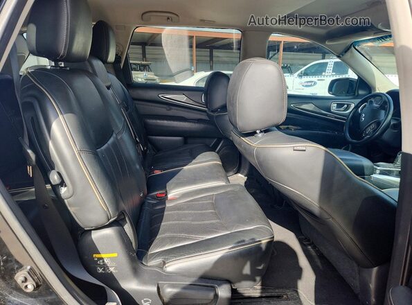 5N1AL0MM7GC514098 2016 INFINITI QX60 Black Вид задньої частини салону
