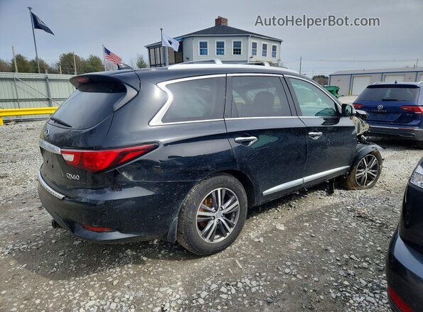 5N1AL0MM9GC505645 2016 INFINITI QX60 Black უკანა მარჯვენა