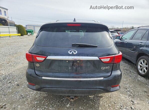 5N1AL0MM9GC505645 2016 INFINITI QX60 Black უკანა ხედი