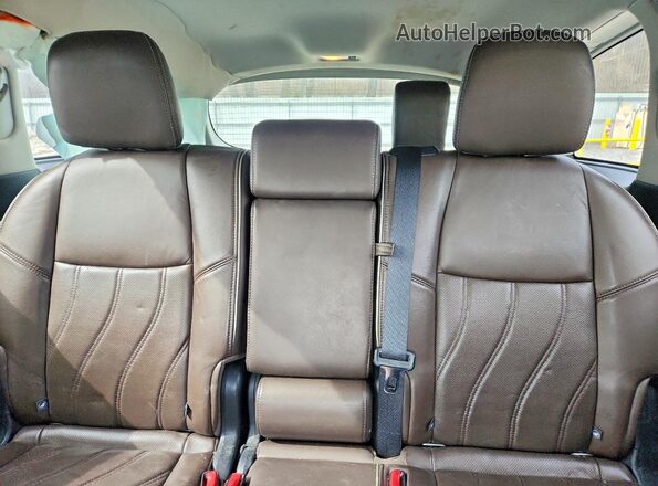 5N1AL0MM9GC505645 2016 INFINITI QX60 Black უკანა სავარძლების ხედი