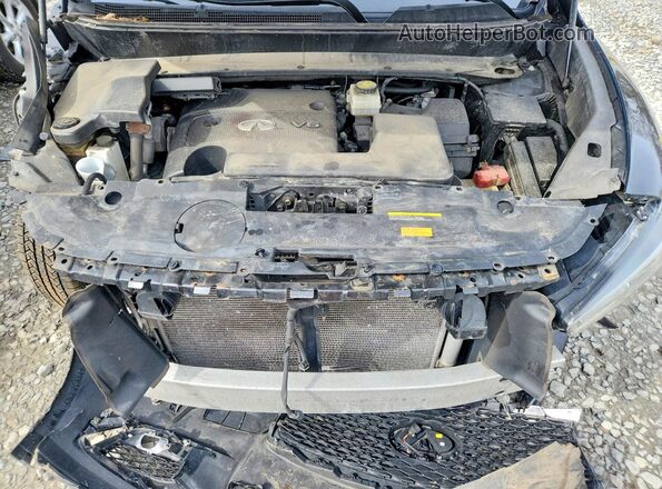5N1AL0MM9GC505645 2016 INFINITI QX60 Black ძრავის განყოფილების ხედი