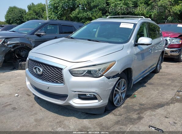 5N1AL0MM9GC511803 2016 INFINITI QX60 Silver Передня ліва чверть