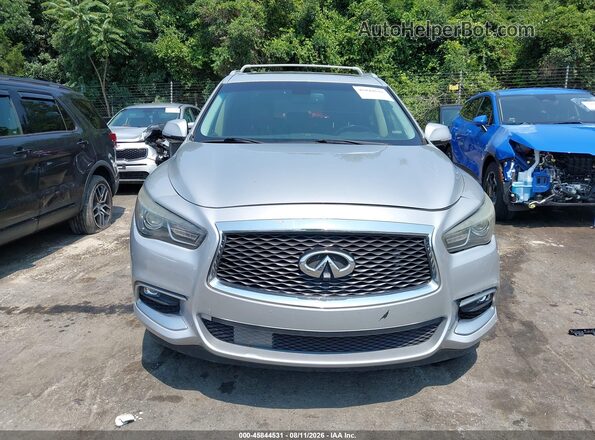 5N1AL0MM9GC511803 2016 INFINITI QX60 Silver Вид щитка приладів