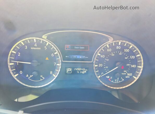 5N1AL0MM9GC520985 2016 INFINITI QX60 Черный Вид щитка приборов