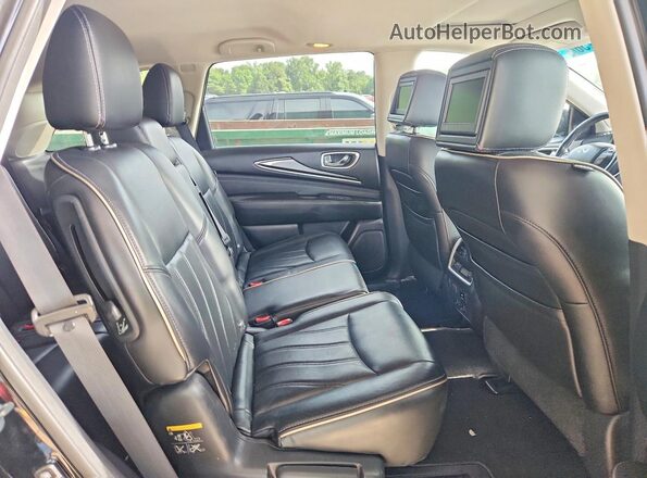 5N1AL0MM9GC520985 2016 INFINITI QX60 Черный Вид задней части салона