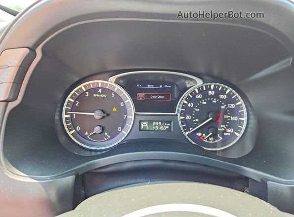 5N1AL0MM9GC523935 2016 INFINITI QX60 White ხელსაწყოთა პანელის ხედი